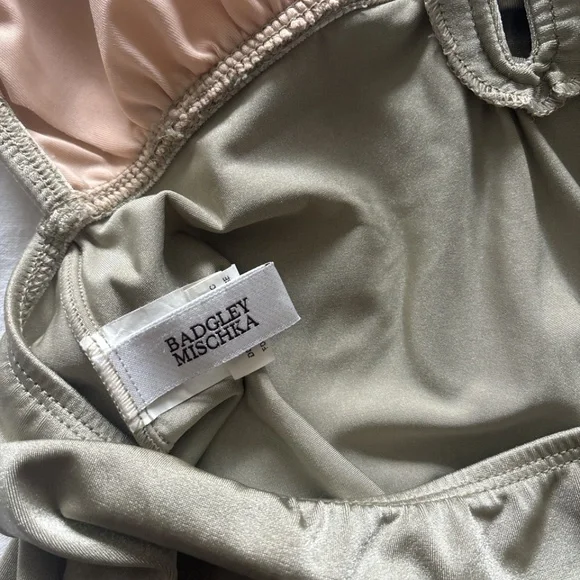 Badgley Mischka one piece swimsuit dress - Picture 4 of 4